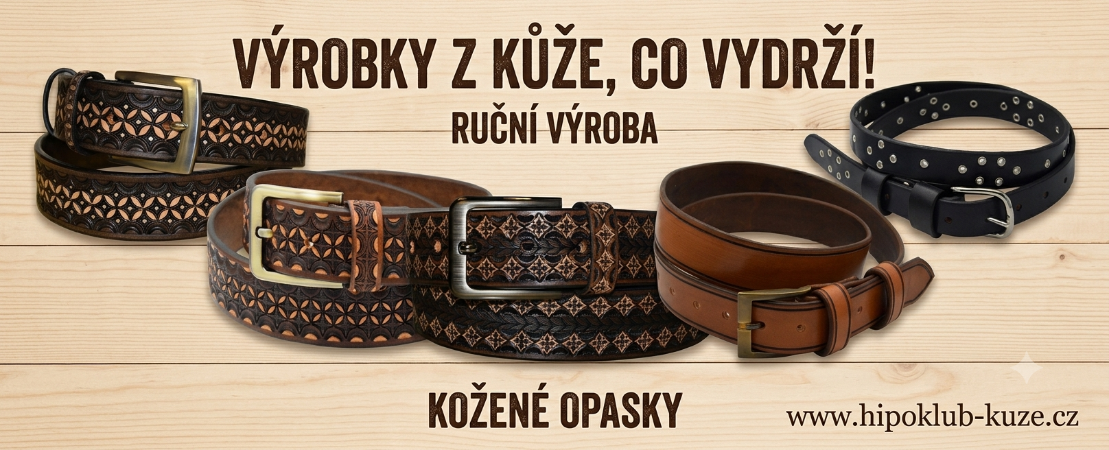 Opasky od Hipoklub kůže